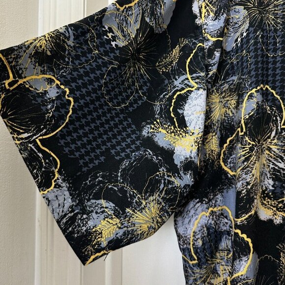 2/$30 Caribbean Blues Mens Hawaiian Button Down Shirt Size XL Blue Beach Surfer - Picture 5 of 11